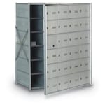 View Front Loading 23-Door Horizontal Mailbox